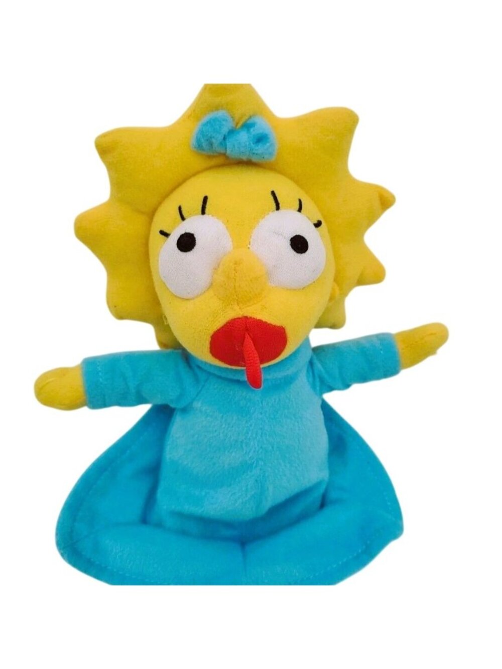 Baby Maggie Simpson Plush Doll 9" Vtg Universal Studios 90's